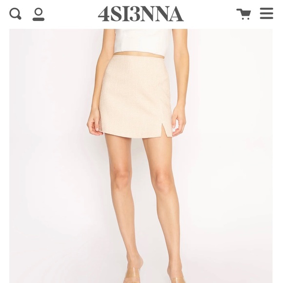 4si3nna High Rise Mini Skirt - Picture 2 of 10